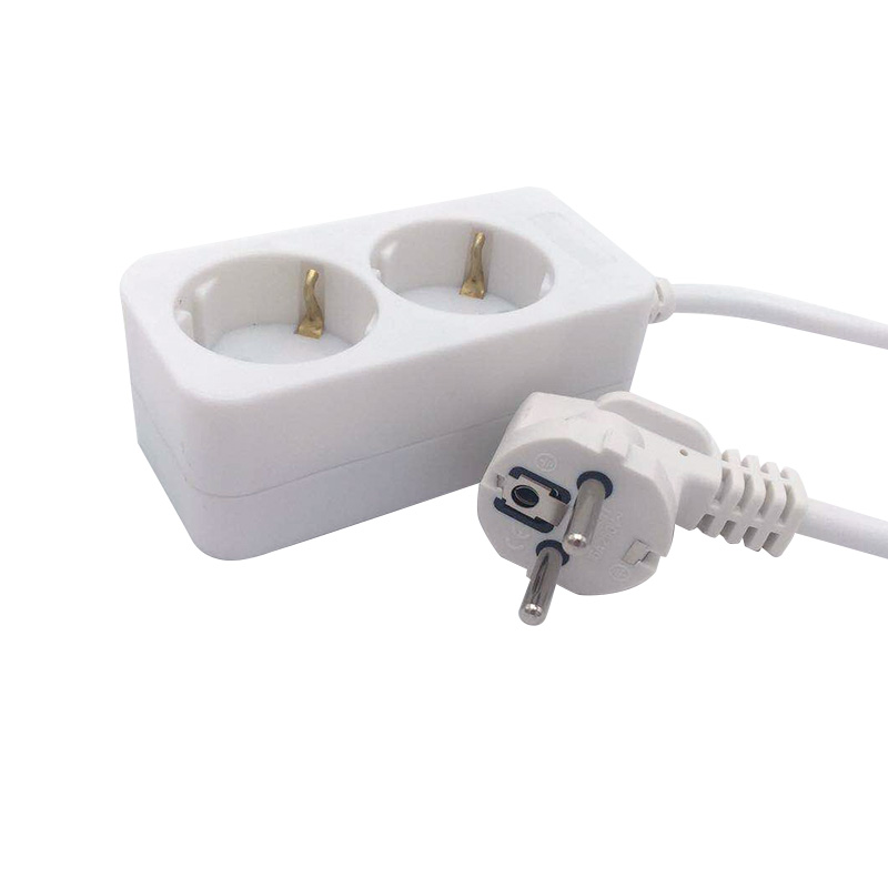 Anti-oxydation 2 sorties socket standard EU sans commutateur Anti-oxydation 2 sorties socket standard EU sans commutateur