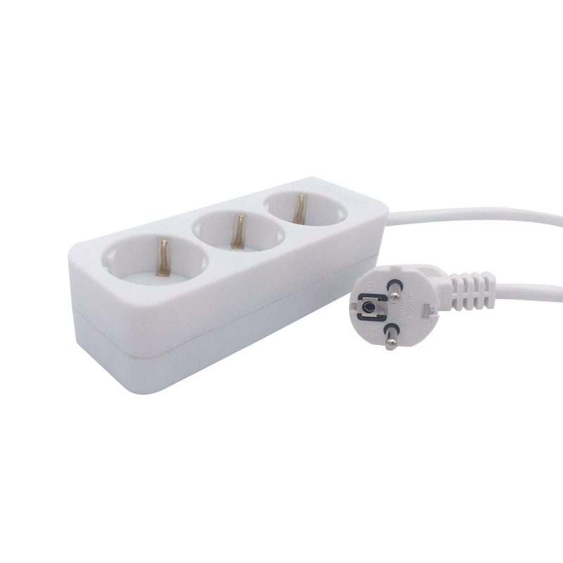 Prise de 3 points de vente à l'eau EU Socket standard sans commutateur