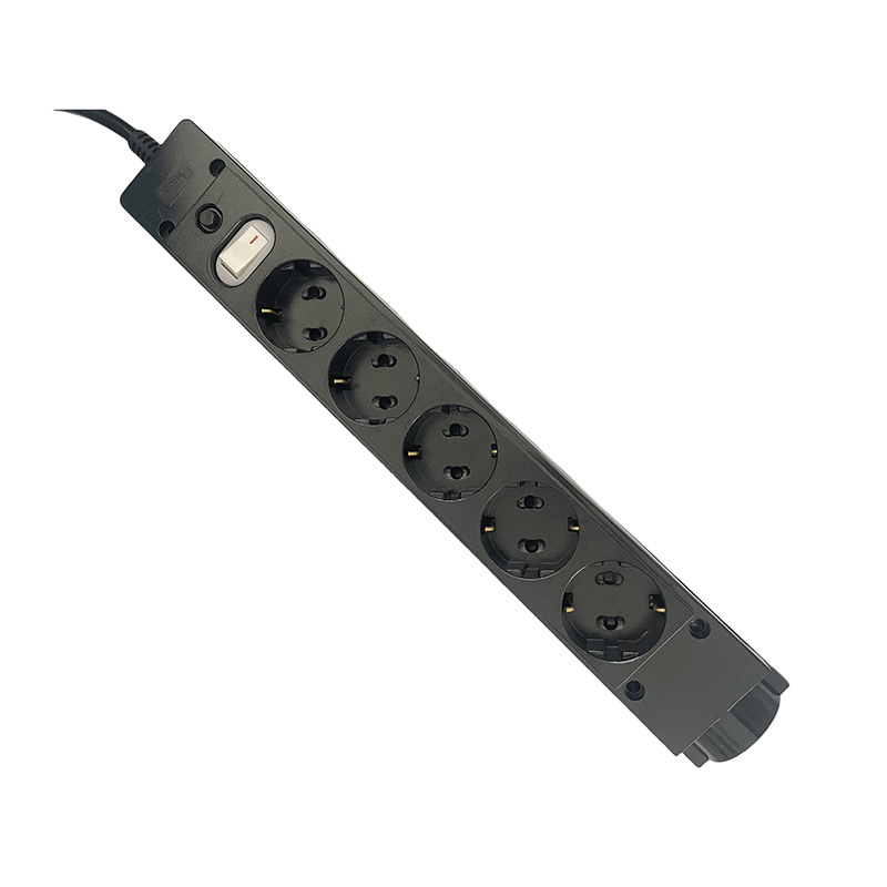 Flamme ignifuge 6 points de vente KC Standard Sockets avec commutateur Flamme ignifuge 6 points de vente KC Standard Sockets avec commutateur